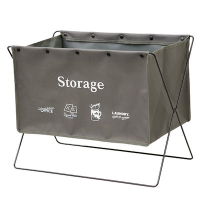 他サイト： セルフフロアーラック L幅52奥行33高さ42cm グレー 手荷物収納 ND-6126の商品画像