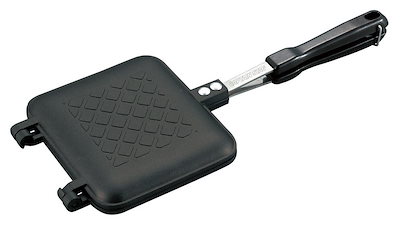 他サイト： キャプテンスタッグ BBQ用 キャスト アルミホットサンドトースター 直火 トーストメーカーUG-3005の商品画像