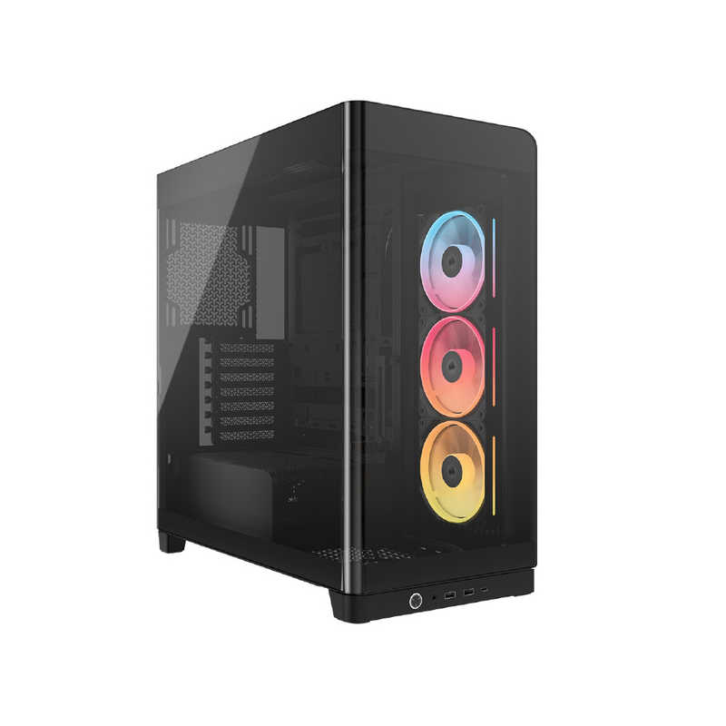 コルセア　CORSAIR　FRAME 4500X LX-R RGB iCUE LINK Panoramic Glass Mid-Tower Black　CC-9011316-WW