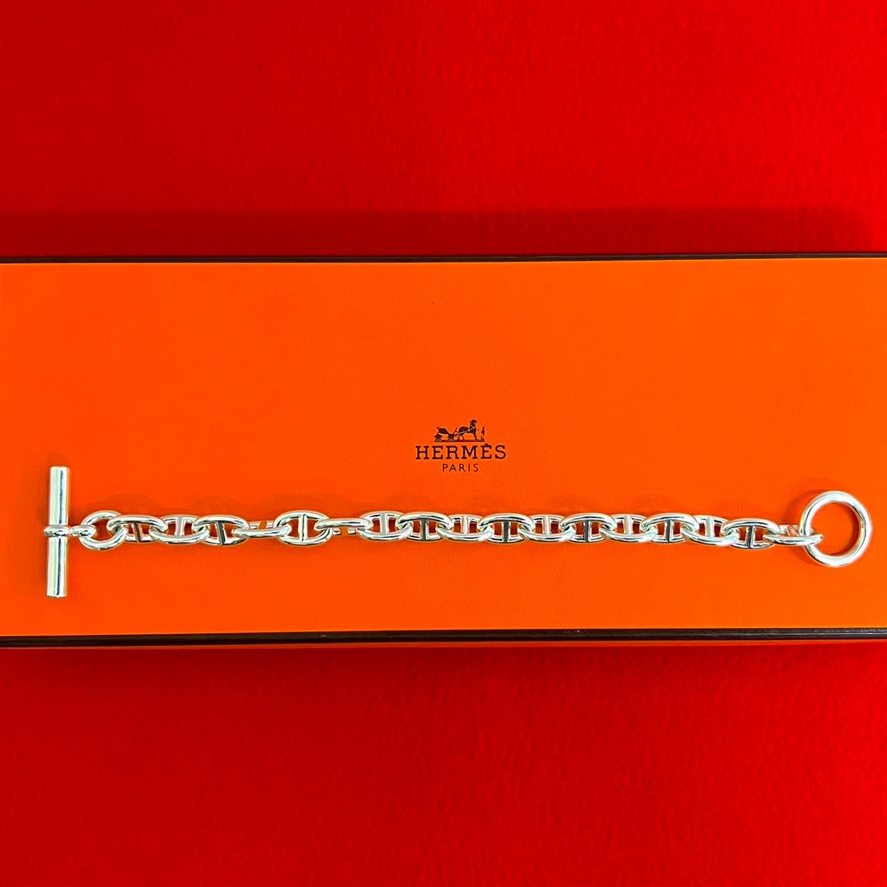 シェーヌダンクル MM 17コマブレスレット シルバー925 シルバー 032mm