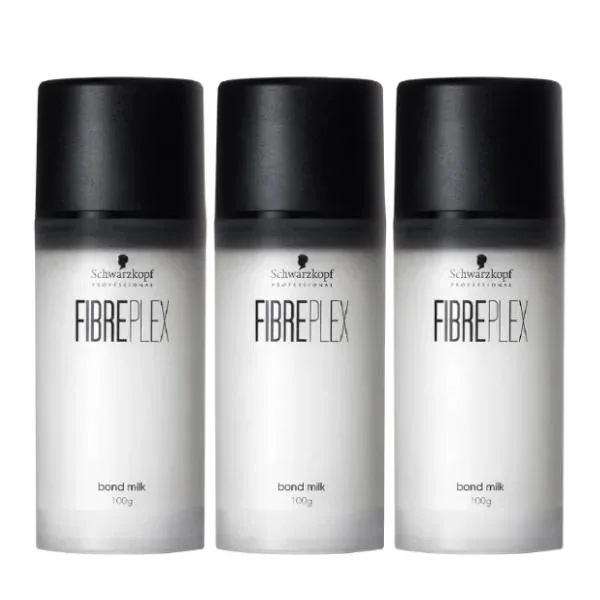シュワルツコフ ファイバープレックス ボンドミルク 100g アウトバストリートメント ダメージ補修 ブリーチ毛ケア 枝毛予防 切れ毛防止 3本セット