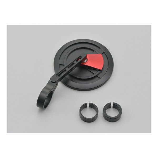 ミラー バーエンドミラー EP-1 ブラストブラック/レッド D15604