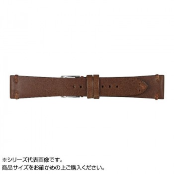Emitta(エミッタ) 時計バンド ブッテーロ 18mm ブラウン (美錠:銀) EB-B18