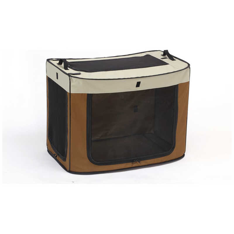 マルカン犬猫　どこでもワンタッチケージ M ブラウン 5,848円