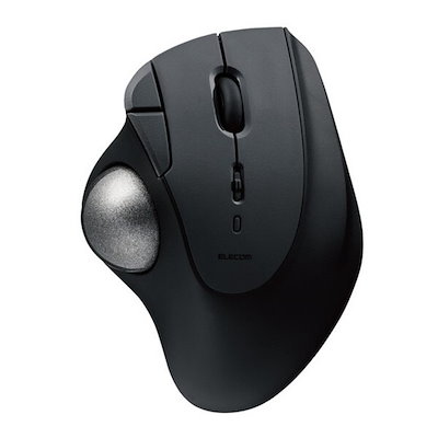 他サイト： エレコム　ELECOM　マウス トラックボール IST ベアリングモデル [IR LED /無線(ワイヤレス) /5ボタン /Bluetooth] ブラック　M-IT11BRBKの商品画像