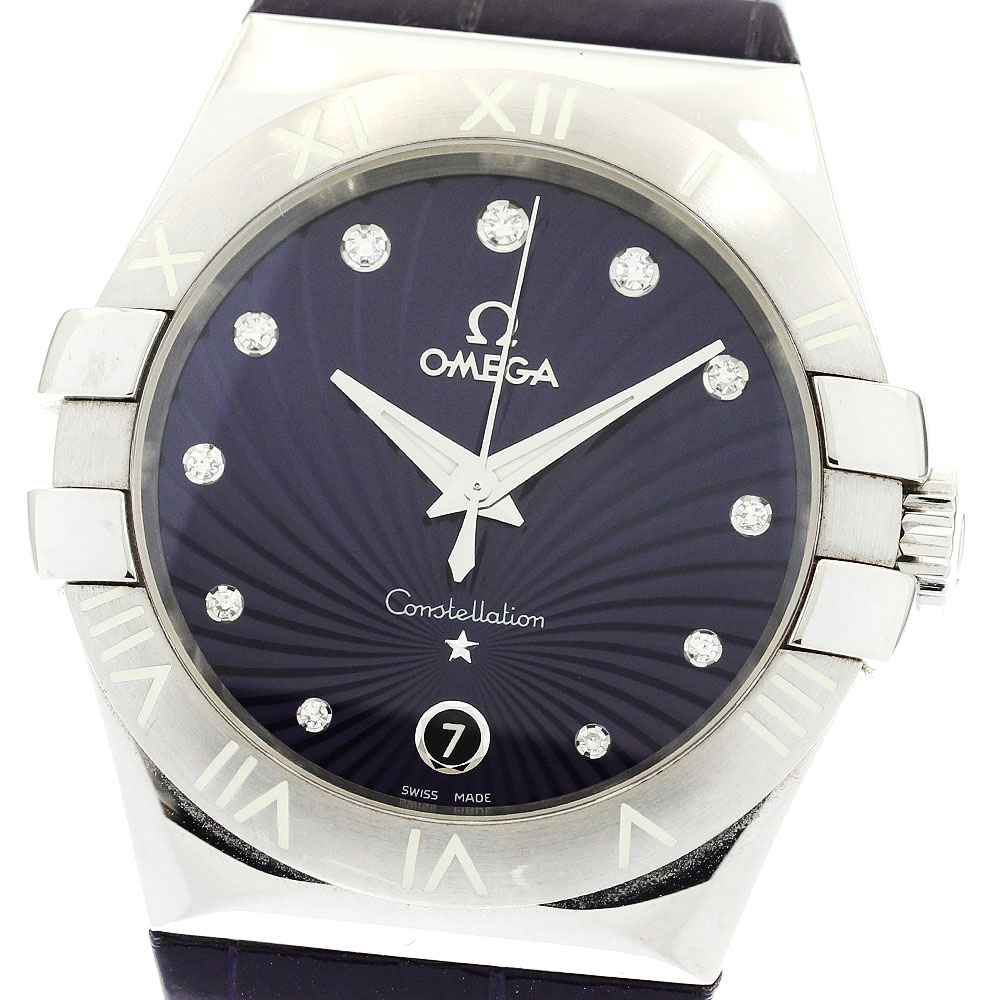 オメガ OMEGA 123.13.35.60.60.001 コンステレーション 11Pダイヤ クォーツ レディース _889352【中古】