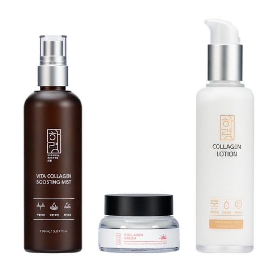 コラーゲンミスト+クリーム+ローションセット(150ml/50ml/150ml)