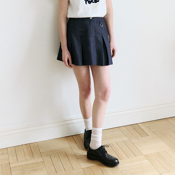 CARGO MINI SKIRT BLUE