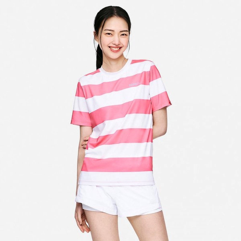 [バレル] ユニノーティカルリラックスフィット半袖ラッシュガードローズピンク (B5SUWRG221RPK)