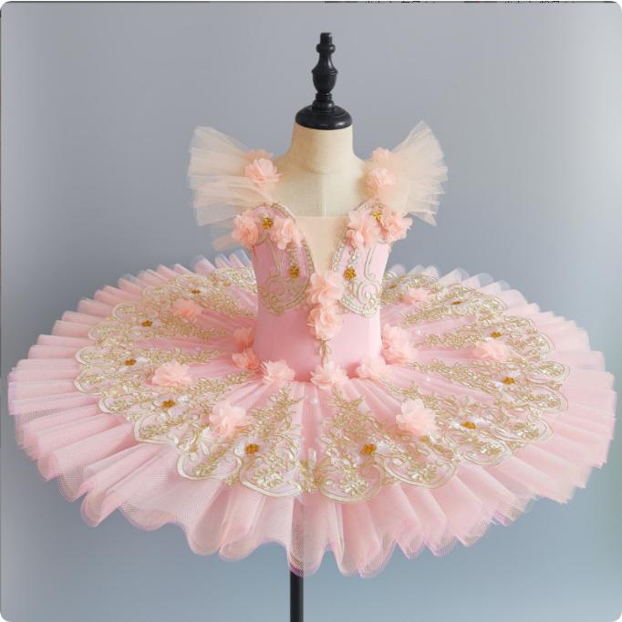 [ 挑战最安值]バレエ チュチュ 演出バレエ 子供ダンス衣装 子供用舞台衣装 バレエ発表会 レオタード 女子 可愛い バレエダンス ダンス服スカート 練習着 演出用 パープ