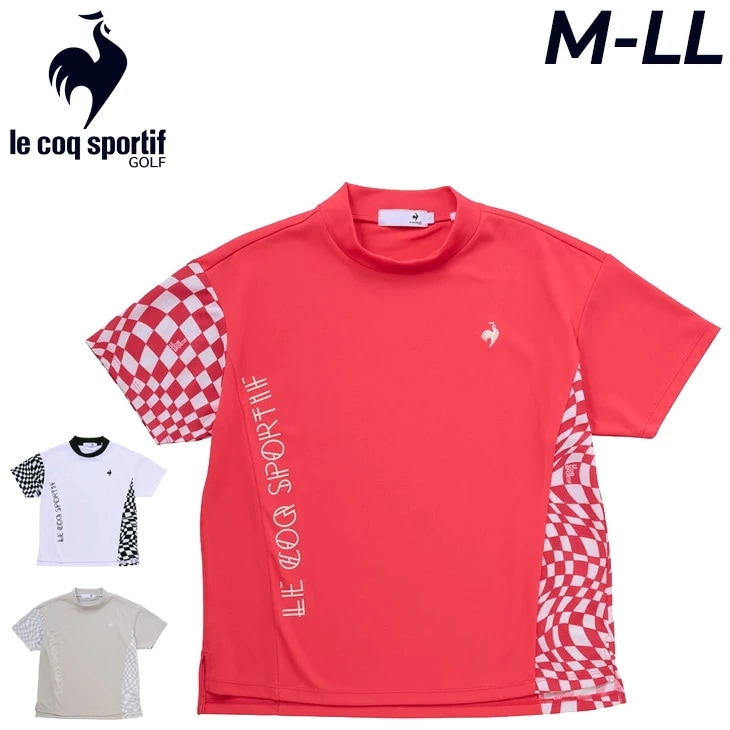 半袖シャツ レディース ゴルフウェア モックネックシャツ/LG5SHS52L