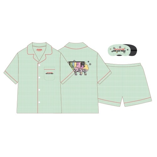 Red Velvet x Good Luck Trolls PAJAMAS + SLEEP SHADE SET