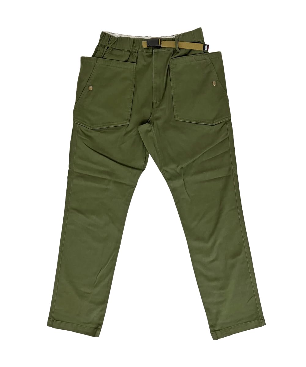 [チャムス] ストレッチ キャンピングパンツ メンズ ロングパンツ カーゴパンツ CH03-1351 (M, M022：カーキ)