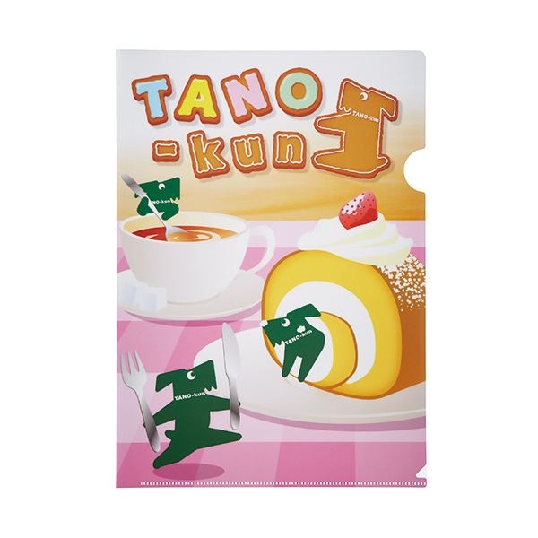 （まとめ） たのくん クリヤーホルダー すいーつ1枚 [x50セット]