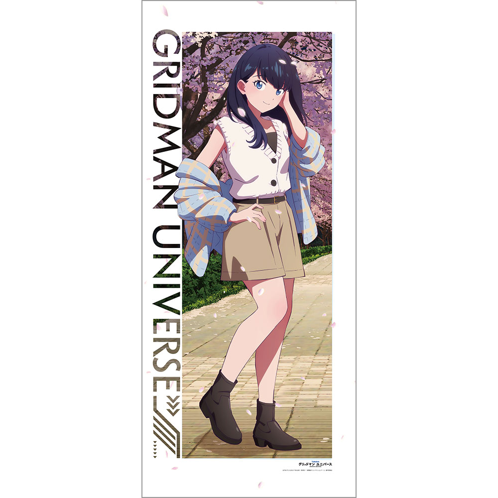 【新品/公式】 グリッドマン ユニバース_描き下ろし特大タペストリー(六花/夜桜デート) 公式グッズ