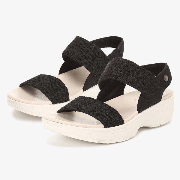 軽量女性用フットベッドエラスティックバンドカジュアルサンダル CAE 221 SDJ