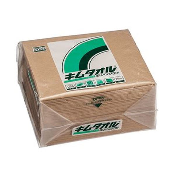 （まとめ）日本製紙 クレシア キムタオル 4つ折りポリパック 61040 1パック（50枚）20セット