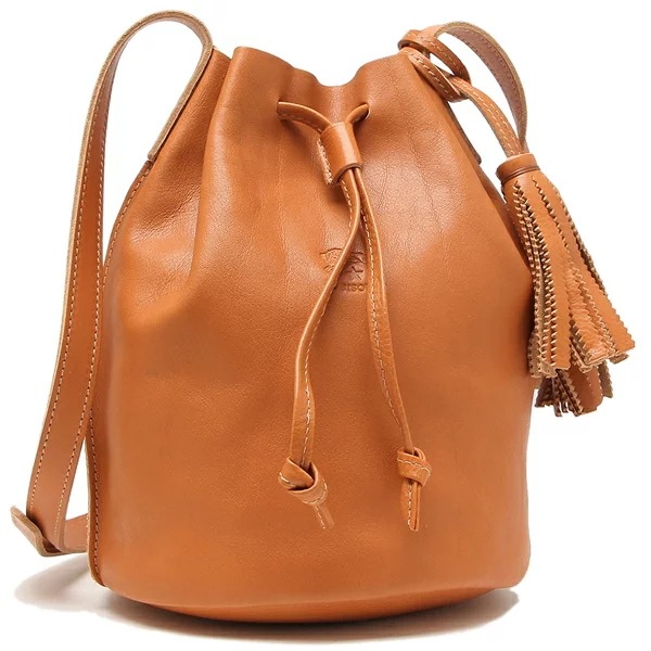 ショルダーバッグ バケットバッグ ブラウン レディース IL BISONTE BBU006 PV0001 CA114