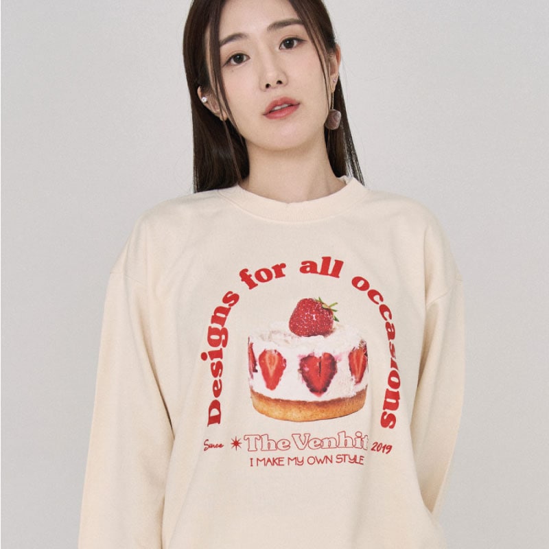 VH Strawberry Cake SWEATSHIRT_B1ベンヒットストロベリーケーキスウェット