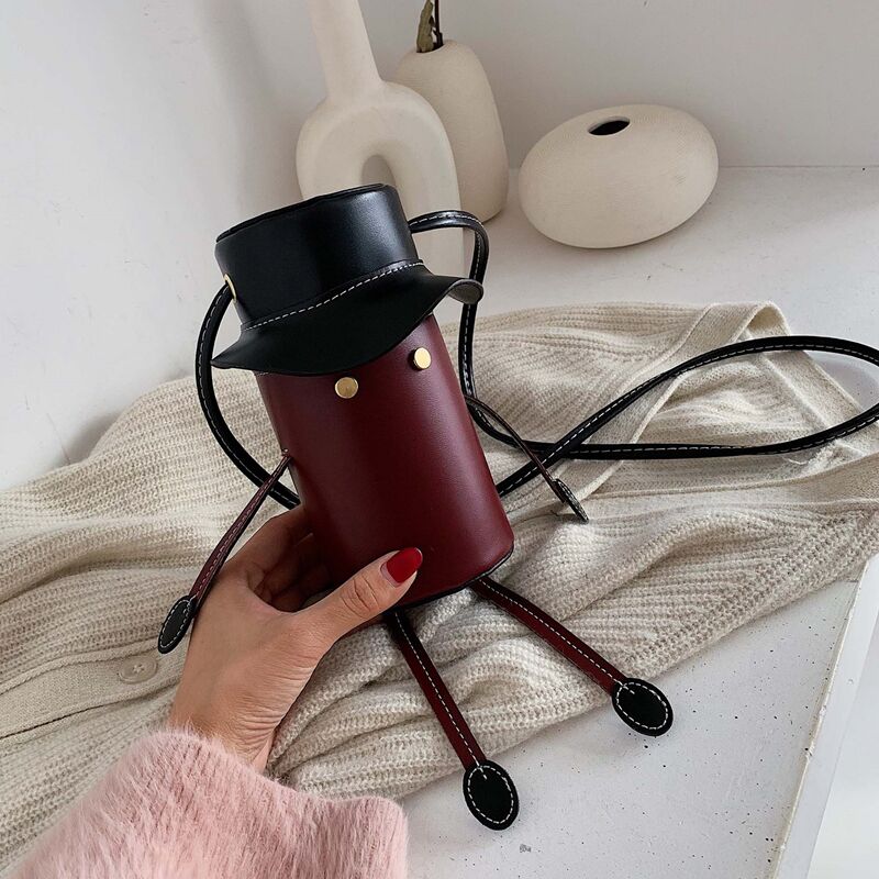 ショルダーバッグ レディース ポーチ PU ポシェット 小銭入れ ユニックデザイン バッグ 可愛い