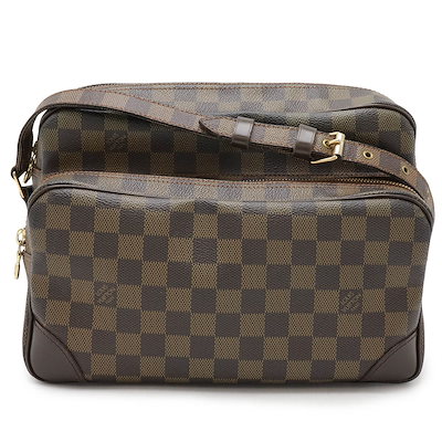 Qoo10] Louis Vuitton ダミエ ナイル ショルダーバッグ 斜め掛
