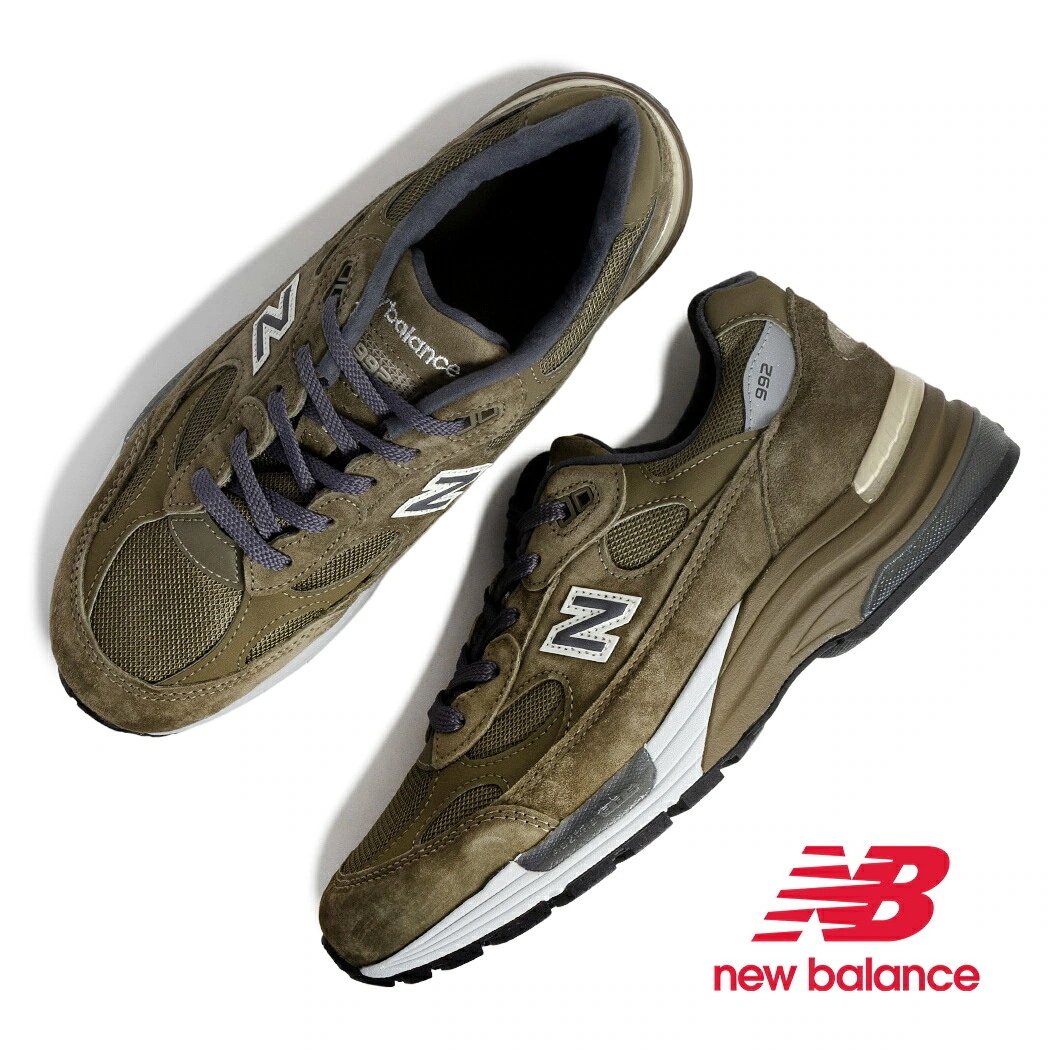 NEW BALANCE ニューバランス 992 スニーカー U992GL MADE IN USA DARK CAMO ( ダークカモ ブラウン スエード 990 991 993 9060 1906 )