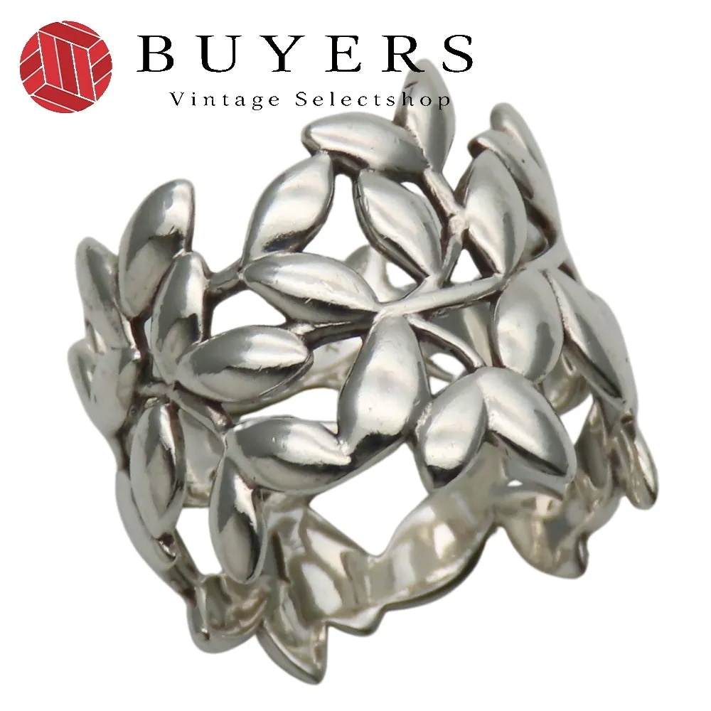 中古 リング・指輪 オリーブリーフ シルバー925 約4.9g シルバー パロマピカソ アクセサリー レディース 女性