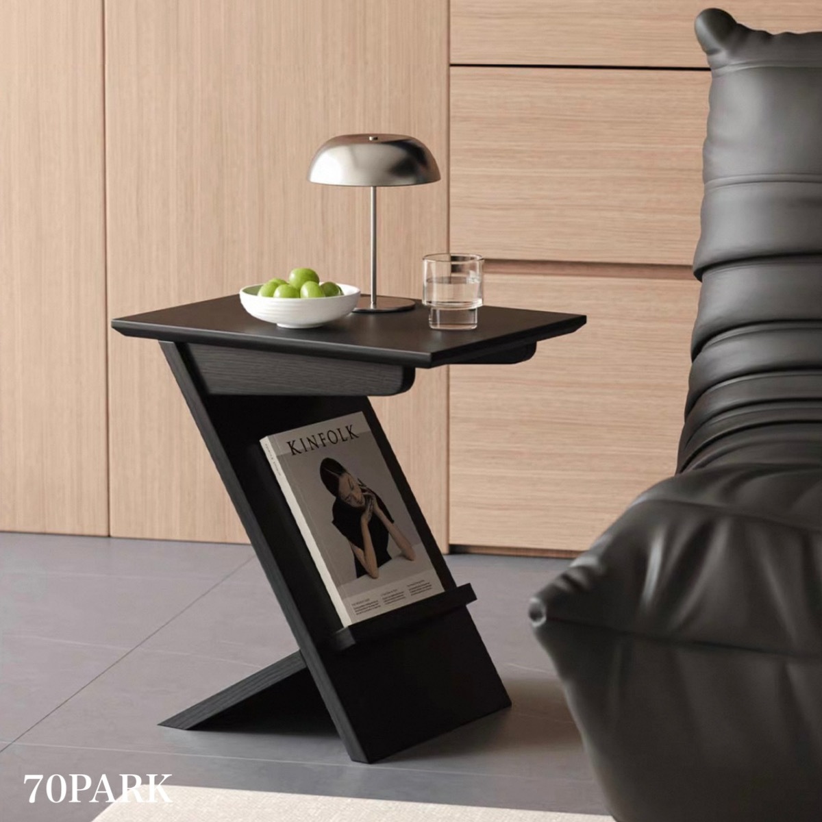 シンプル モダン ディスプレイ サイドテーブル 全2色 収納 マガジンラック コーヒーテーブル おしゃれ テーブル 韓国インテリア 韓国雑貨 韓国っぽ インテリア雑貨 韓国 北欧 70PARK