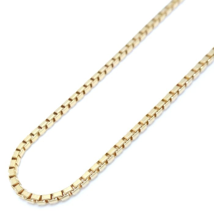 ベネチアンチェーン ネックレス 40cm 5.2グラム K18YG イエローゴールド/75767【中古】