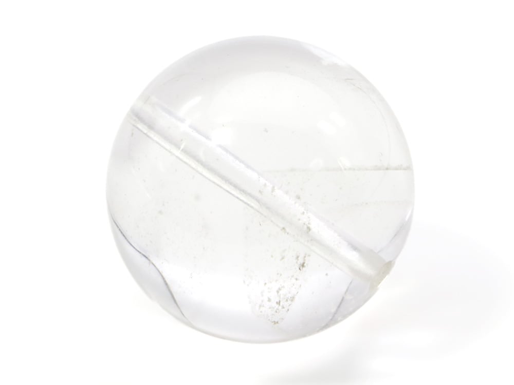 「1点もの 現品」 ファントムクォーツ 17.6mm パワーストーン バラ売り 天然石 パワーストーン ばら売り ビーズ 穴あき 1玉売り アクセサリー パーツ ハンドメイド アクセサリーパーツ 材料