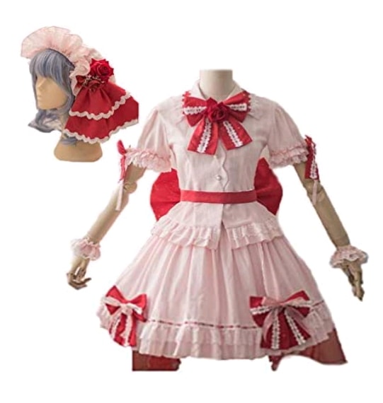 東方紅魔郷 レミリア スカーレットコスプレ衣装 +帽 全セット