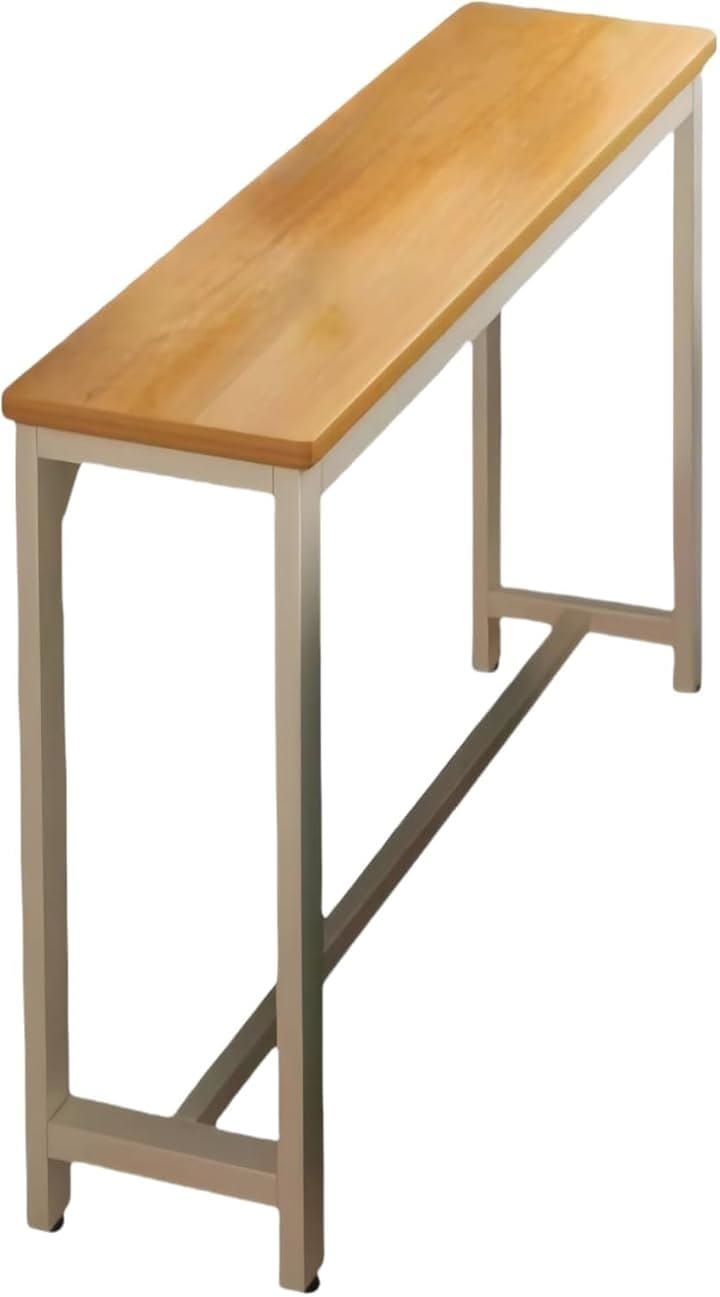 コンソールテーブル 玄関テーブル サイドテーブル スリム おしゃれ 北欧風 ナチュラル 細長い 省スペース 飾り棚 玄関収納 玄関棚 オープンラック(ホワイト, 80x20x75cm)