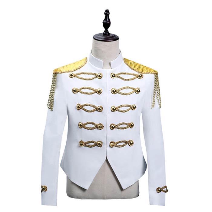 【2025限定SALE】ステージ衣装 演出服 メンズ ジャケット 宮廷衣装 中世 ヨーロッパ風 貴族服装 王族服 王子様 公爵 ジャケット 将軍様 ハロウィン コスプレ 仮装 大人 男性用 カッコイイ