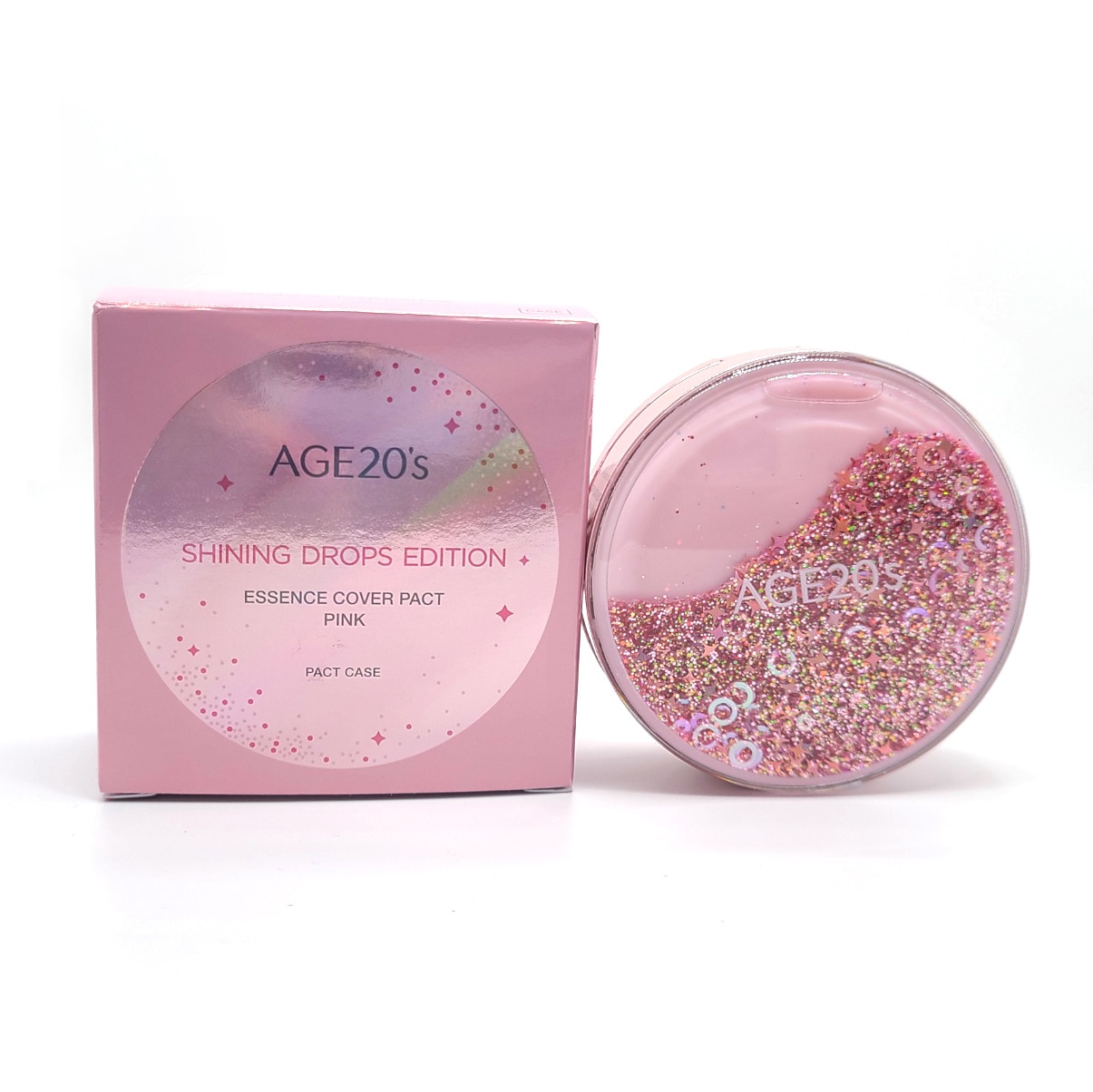 (KOR) AGE 20S シャイニングドロップスエディションピンクケース1個+refill3個 韓国化粧品