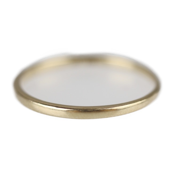 4℃ ヨンドシー リング指輪 K10 イエローゴールド シンプル アクセサリー 小物 【本物保証】【中古】