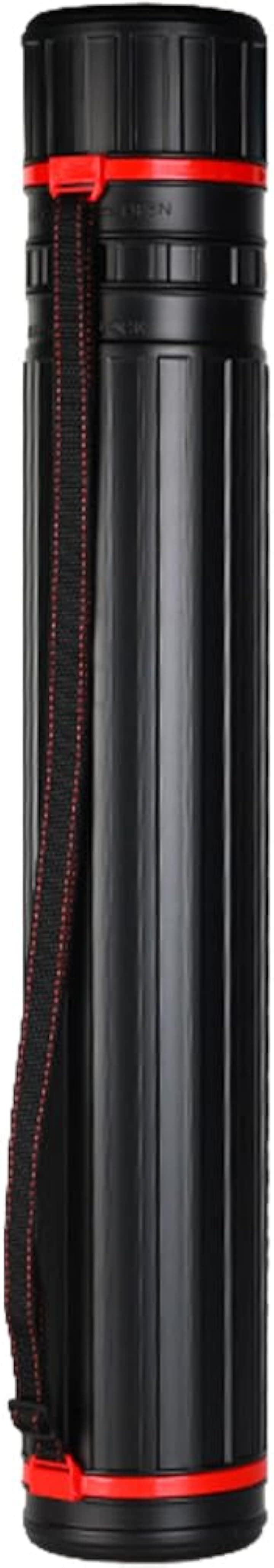 ポスターケース 図面ケース アジャスターケース 製図 プラスチック(ブラック, XXL)