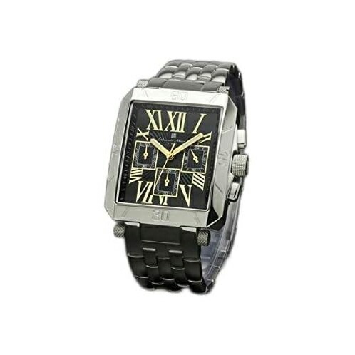 [Salvatore Marra] サルバトーレマーラ 腕時計 SM17117-SSBKGD メンズ ブラック ブラック クロノグラフ ローマインデックス 5気圧防水