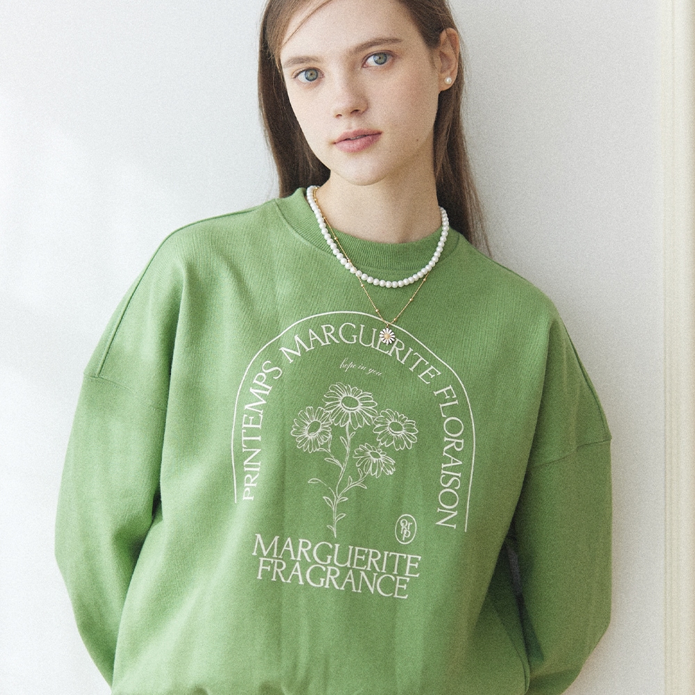 Margaret Sweatshirt - Moss Green 7,101円
