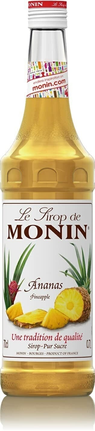 【送料無料】MONIN モナン パイナップル(アナナス)シロップ 700ml12本ノンアルコール シロップ