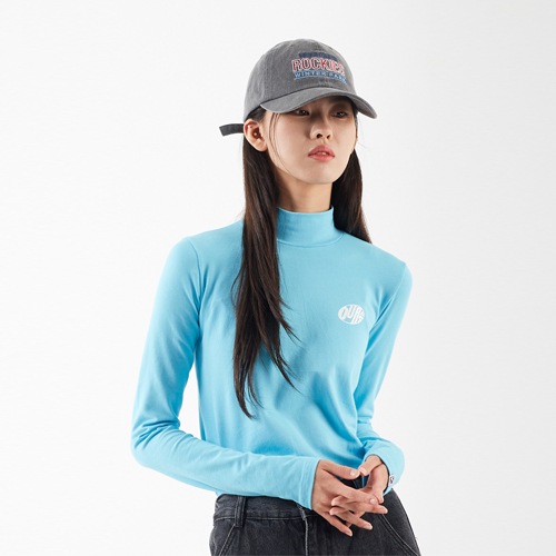 ベーシックサークルロゴバンポーラTシャツスカイ