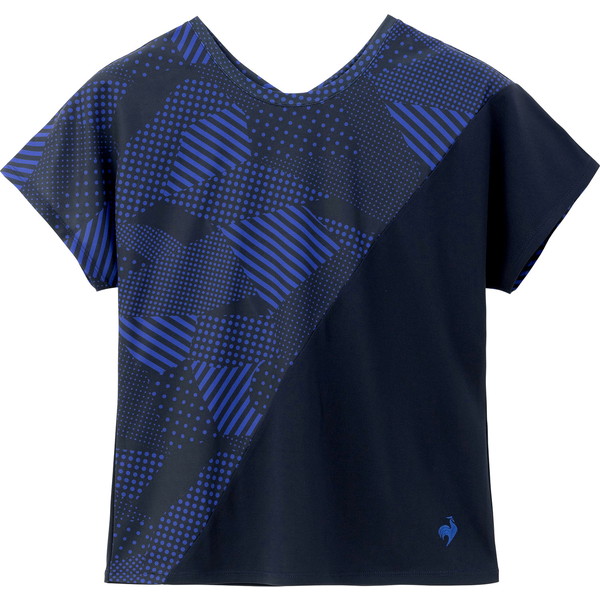 ルコック le coq sportif 2wayゲームシャツ 半袖 LN4FHT20L-NV00 レディース