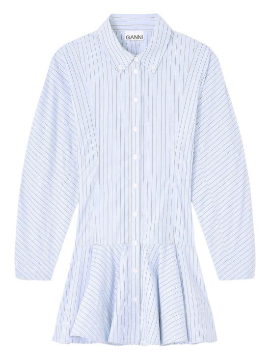 GANNI Women Mid Skirts W1101 01M Clear Blue