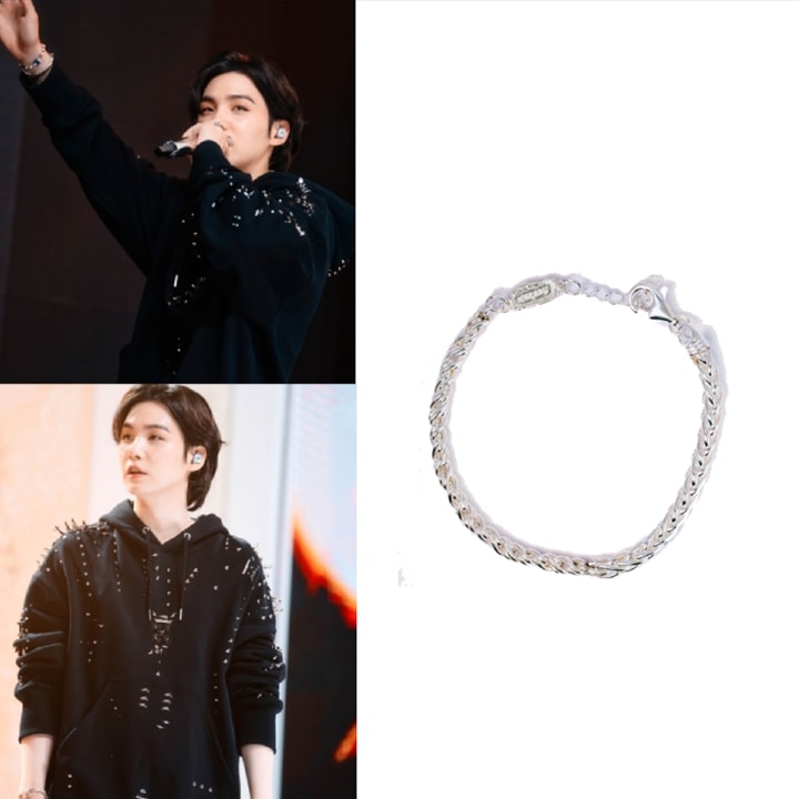 [BTS suga着用] HARANG925 HR 338B ブレスレット 韓国正規品