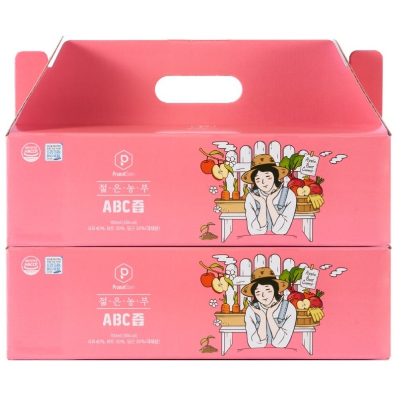 フムダム国内産若い農夫ABCジュース100mlx30p 3L2個 5,476円