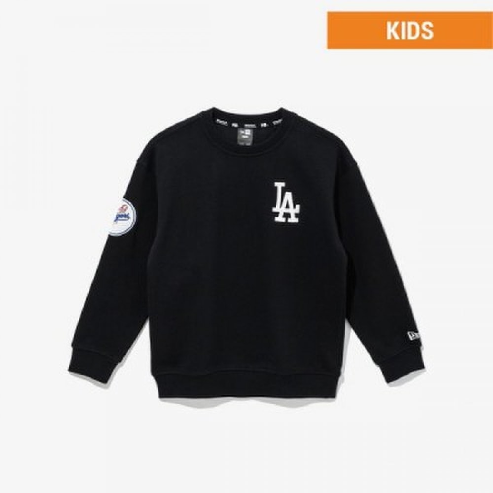 MLB キッズ LA ドジャース チーム ロゴ スウェット ブラック