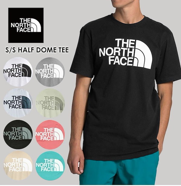 Tシャツ NF0A4M4P S/S HALF DOME TEE 半袖 tシャツ メンズ レディース ドーム 夏 春 ロゴ 定番 ギフト