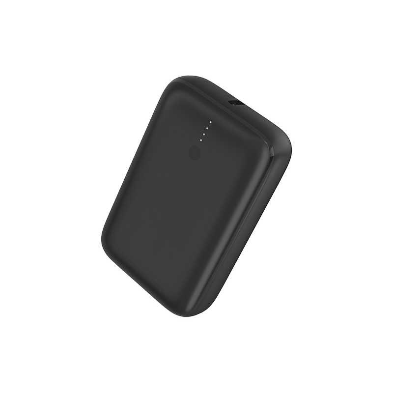 コンピューケースジャパン　名刺サイズパワフル容量10000mAhモバイルバッテリー PD104Aシリーズ ブラック　JMB-PD104A-BK