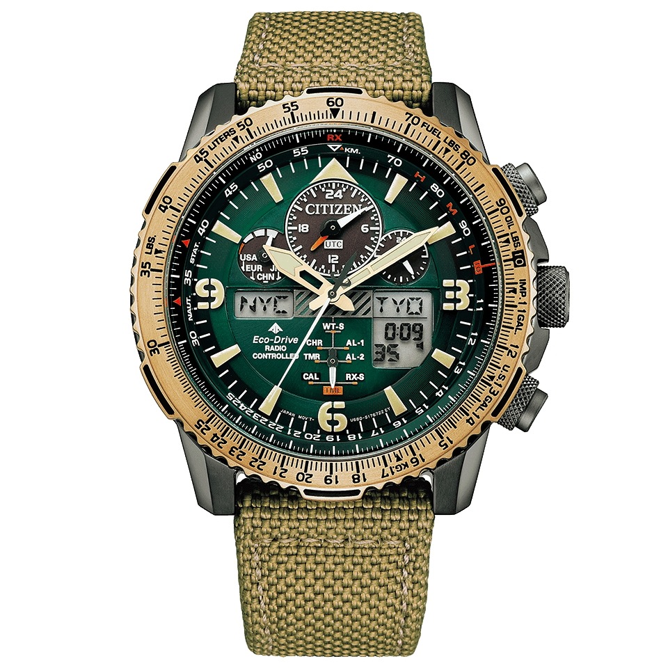 ROMASTER (プロマスター) SKYシリーズ JY8074-11X エコ・ドライブ電波時計