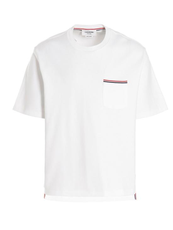 THOM BROWNE Men T-Shirts MJS183A07323100 White