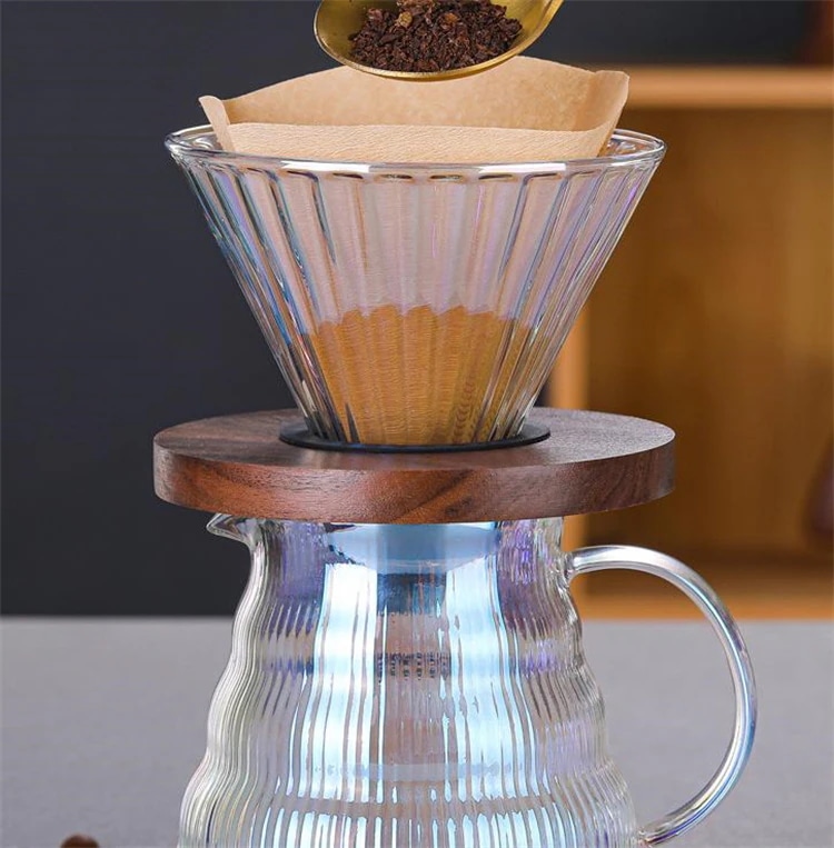 INSスタイル ドリップ フィルターカップ ハンドドリップコーヒー 家庭用 コーヒーカップ セット 耐熱 ガラス シェアポット 新品 ギャザリング